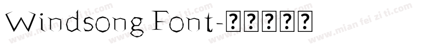 Windsong Font字体转换